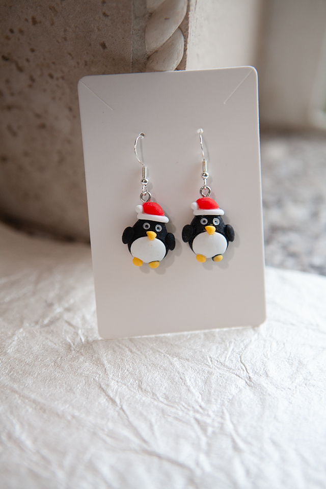 Penguin Earrings