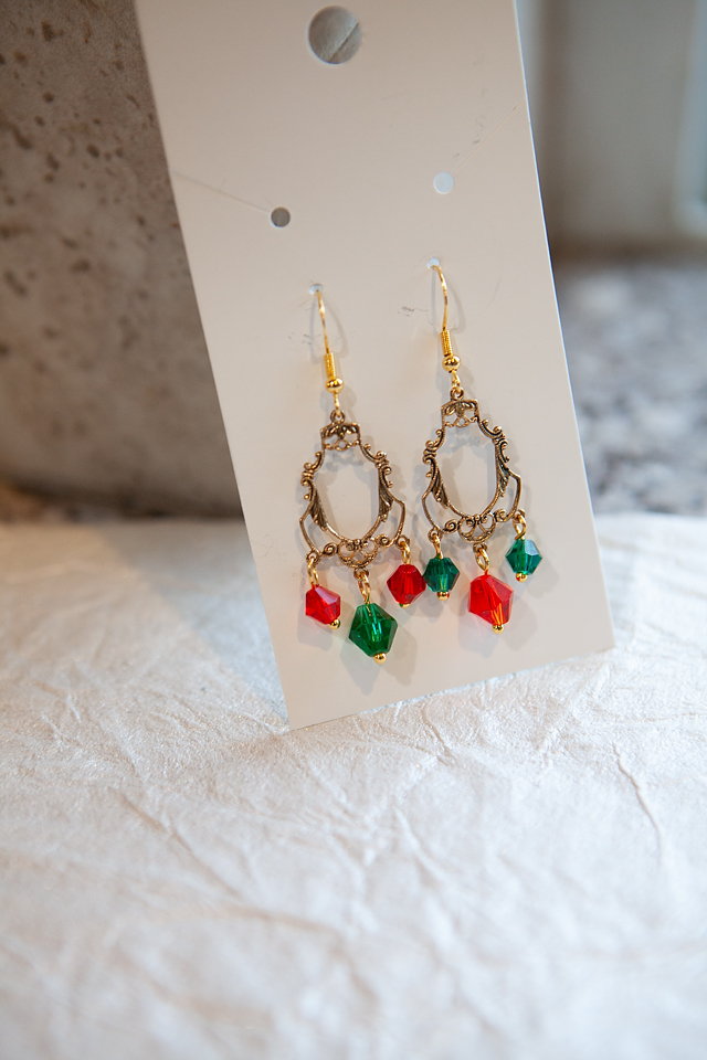 Christmas Filigree Earrings