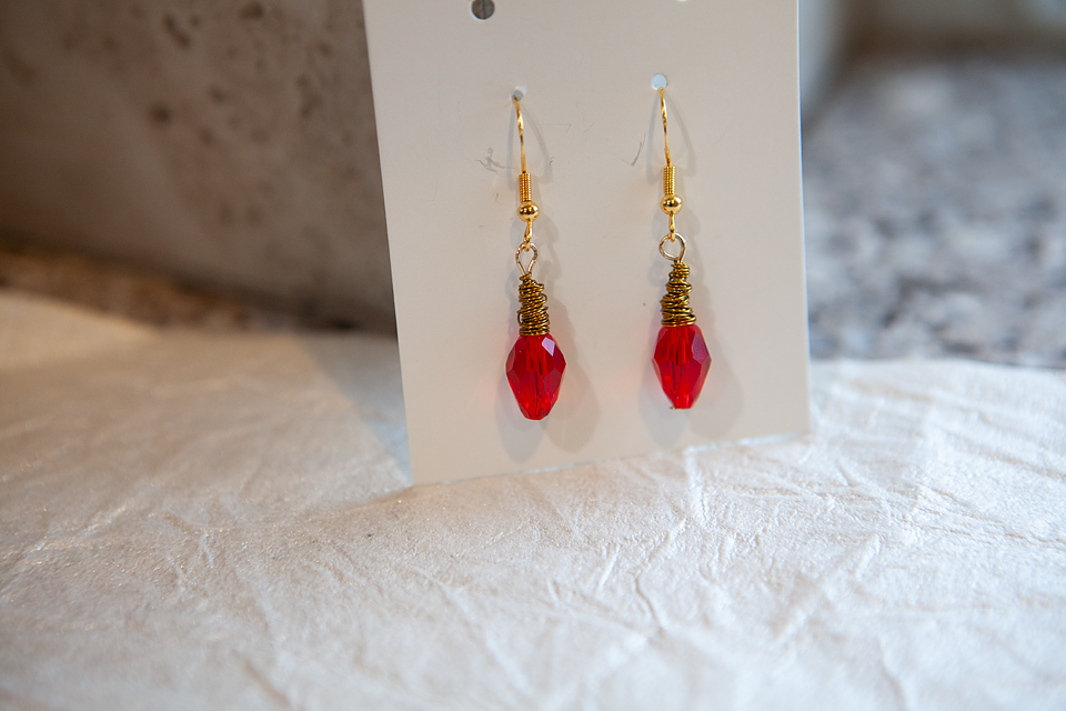 Christmas Light Earrings